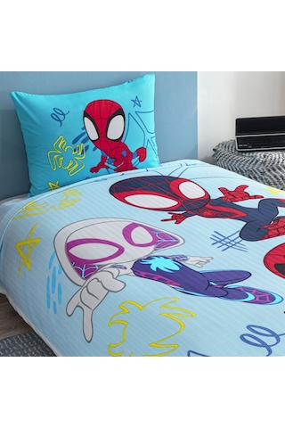 Taç Lisanslı Spidey Amazing Teamtek Kişilik Pamuk Pike Takımı 000000001000049938 Çok Renkli