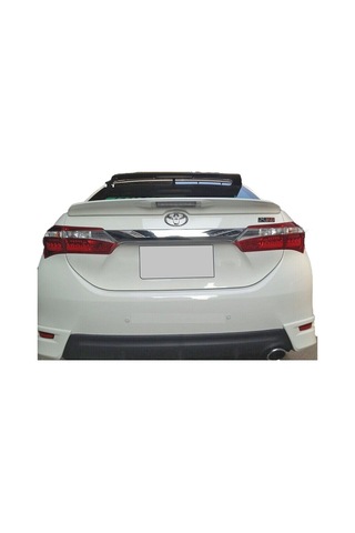 Toyota Corolla 2014+ Uyumlu Yedek Parça Işıklı Spoiler Plastik