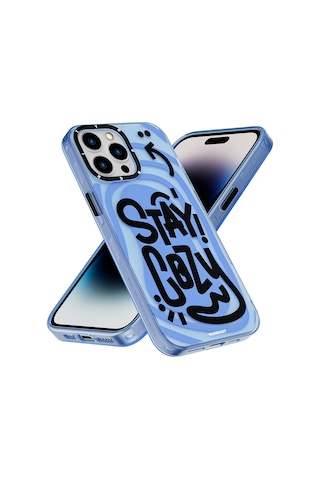 Youngkit Apple Uyumlu iPhone 14 Pro Kılıf Mutlu Mod Figürlü YoungKit Happy Mood Serisi Kapak YOUNGKİT-TA85952