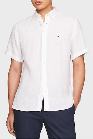 Tommy Hilfiger Erkek Gömlek Mw0mw35207 Ycf Beyaz