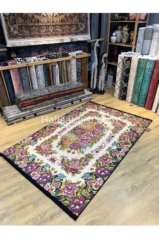 Salerno Çamaşır Makinesinde Yıkanabilir Kilim Halı Hs1014 Çok Renkli