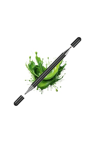 Honor Pad X7 8.7 İle Uyumlu Çift Uçlu Hassas Dokunmatik Stylus Kalem Gecikmesiz Çoklu Uyum Siyah
