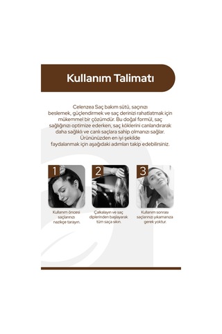 Celenzea Saç Bakım Sütü 100 ML