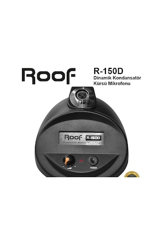 Roof R-150d Dinamik Kondansatör Kürsü Mikrofonu