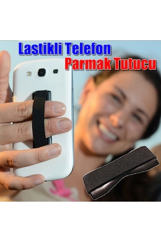 Cep Telefonu için Lastikli Parmak Tutucu