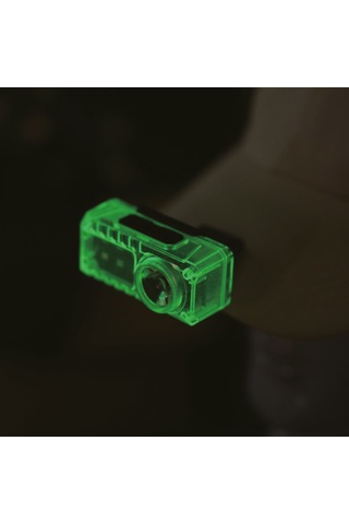 Hareket Sensörlü Kafa Lambası 500 Lümen Usb Şarjlı Type-c Kafa Feneri Balıkcı Işığı Siyah - Beyaz