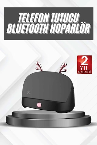 Telefon Tutucu Bluetooth Hoparlör Geyikli Renkli Uzun Ömürlü Çok Renkli