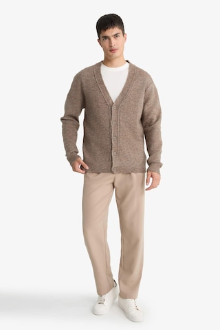 Defacto Relax Fit V Yaka Düğmeli Triko Hırka F3717ax25wnbn571 Kahve