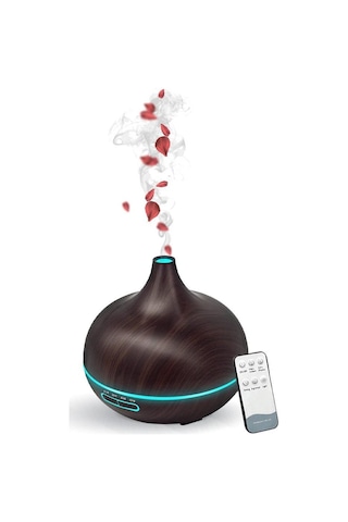 Hava Nemlendirici Buhar Makinesi ve Aroma Terapi Cihazı Led Işıklı Koyu SL-168