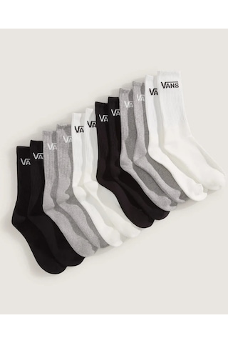 Vans Classic Crew Unısex Çorap Vn000qcbcnc1 Vn000qcbcnc1 Bgri Beyaz - Gri