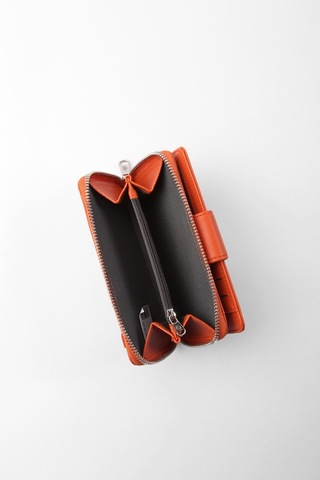 Cengiz Pakel Kadın Orta Boy Cüzdan 65256M Kiremit- Kiremit