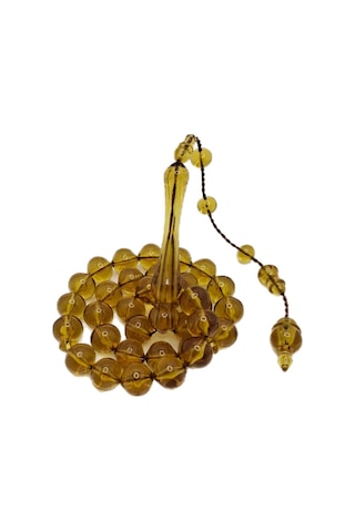 Han Ticarethane Yeşil Renk Uçlu Küre Kesim Toz Kehribar Tesbih