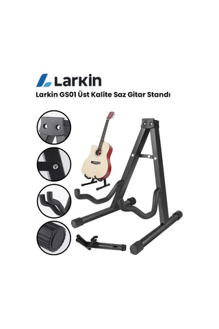 Larkin Gs01 Üst Kalite Enstrüman Gitar Standı Ayaklığı Sehpası
