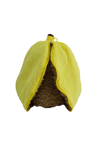 Peluş Maymun Hem Muz Hem Maymun 30 Cm Sarı