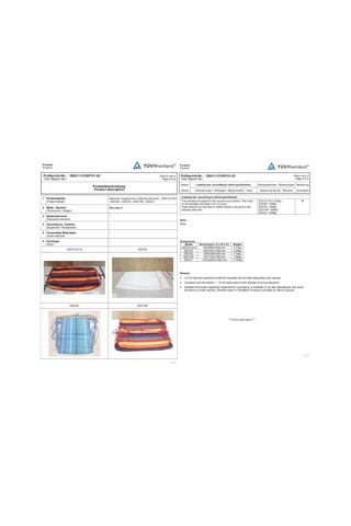 Songmıcs Hamak Sandalye, 180 X 125 Cm Tüv Rheinland Maks. Statik Yük 200 Kg, İç Ve Dış Mekan, Gökkuş Diğer