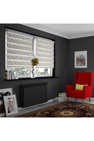 Için Akülü Zebra Rulo Tonları Gri Şeffaf Mini Zebra Panjurlar 34 W Sürgülü Cam Kapı Penceresi Için Çift Katma Genel