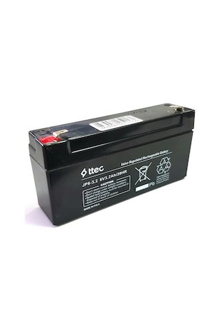 Ttec 6V 3.2A Bakımsız Kuru Akü