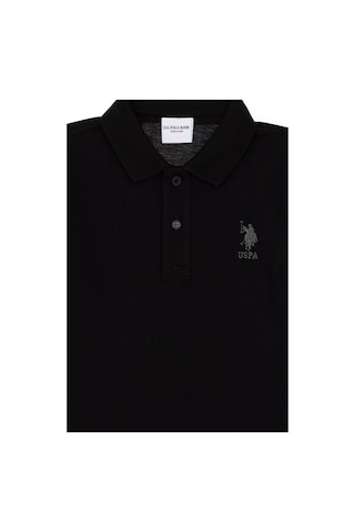 U.S. Polo Assn. Erkek Çocuk Siyah Basic Polo Yaka Tişört 50298049-VR046