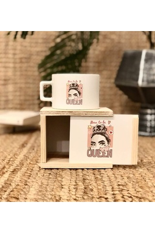 Lexroo Pink Queen Tasarımlı Kutulu Kupa