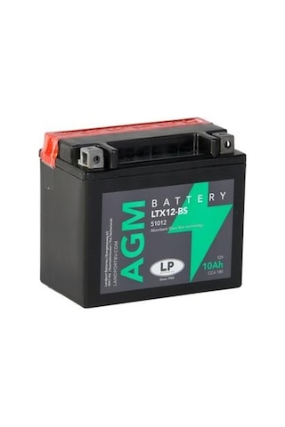 Lp Ltx12-bs Ytx12-bs Agm Akü 12v 10a Cca 180/l:150 /w:87 /h:130