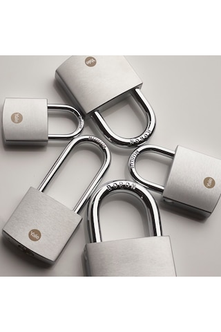 Yale Dmu Krom Kaplamalı Asma Kilit 40 Mm