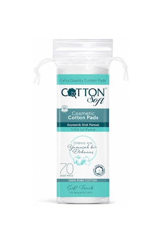 Cotton Soft 70'li Disk Makyaj Temizleme Pamuğu