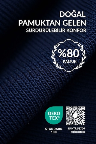 Orbis 7'li Erkek Pamuk Yoğun Yumuşak Patik Düz Çorap Siyah - Beyaz - Gri