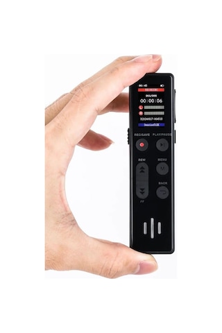 Kingboss Led Ekranlı Kb-95 64 Gb Ses Kayıt Cihazı,35 Saat Kesintisiz Kayıt, Ses Sensörlü