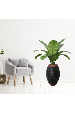 Dekoratif El Yapımı Modern Seramik Vazo 28 Cm