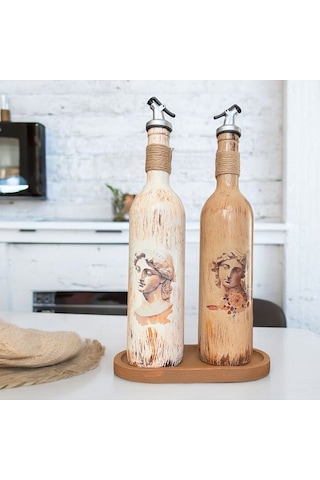 Sunum Stantlı Antik Yunan Figürlü Özel Tasarım Yağdanlık-sirkelik