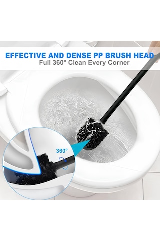 Paslanmaz Metal Wc Klozet Tuvalet Fırçası 33x8x7 1 Adet