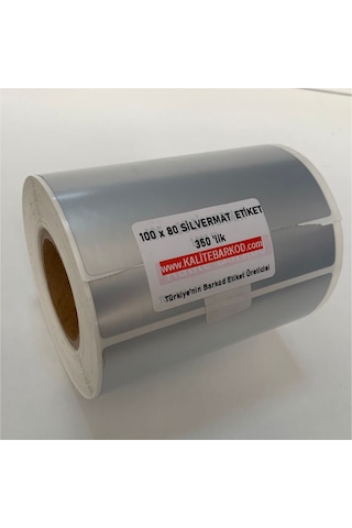 350 Sarım Silvermat Etiket 100x80 MM 350 Sarım Silvermat Etiket 100x80 MM