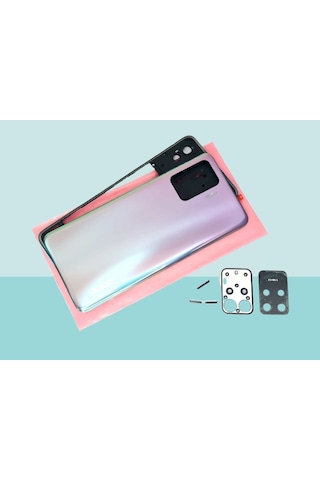 Oppo Reno 5 Lite Uyumlu Full Kasa Arka Kapak Batarya Kapağı - Mavi Çok Renkli