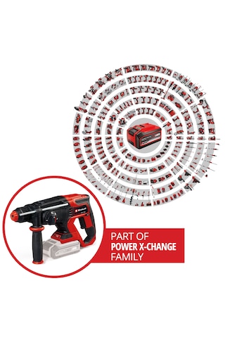 Einhell Akülü Kırıcı Delici TE-HD 18/22 Li +4 - Solo Pxc 18V 2J Sds-plus Pnömatik Darbe Taşıma Çantası ve Aksesuar Dahil Akü Ve Şarj Hariç - 4514264