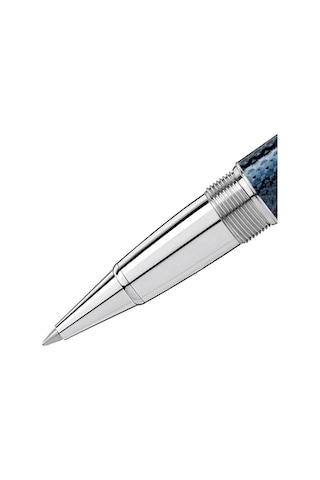 Montblanc Meisterstück Solitaire Mavi Saat Legrand Rollerball Kal Mavi