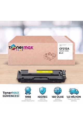 Hp Laserjet Pro 200 Color M251n Uyumlu Toner Çipli Cf212a Sarı