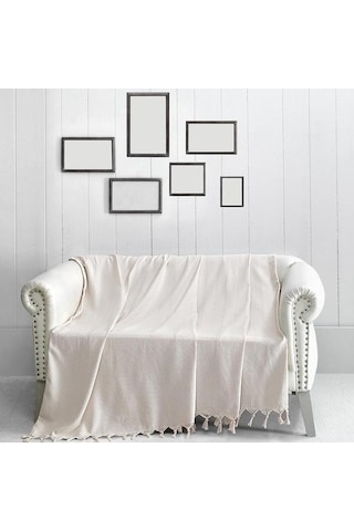 Dc Home Trendy Koltuk Şalı - Natürel - 170x230 Cm Natürel
