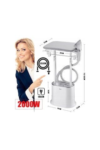 Zilan ZLN2792 2000 W 1.7 L Ayaklı Kumaş Ve Giysi Buhar Makinesi