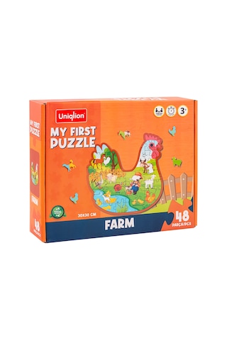Ahşap Puzzle Çiftlik