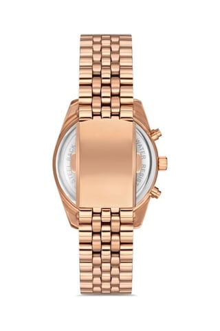 Ferro Fm41172a-c Quartz Rose Çelik Kordon 36 Mm Kadın Kol Saati Rose Gold