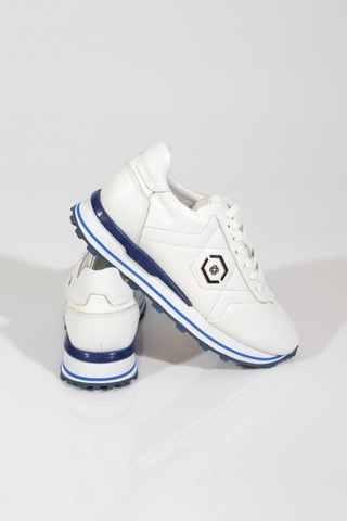 Dgn 6275 Erkek Bağcikli Sneakers Ayakkabi Beyaz