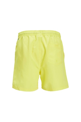 Jack & Jones Erkek Jpstfıjı Logo Detaylı Deniz Şortu 12225961 Sarı