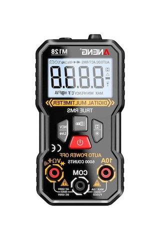 Besthome1 Aneng M128 Dijital Multimetre: 6000 Sayım, Yüksek Hassasiyetli Ak-dc Voltaj, Direnc, Ncv Testeri, Lcd Işık, Veri Tutm