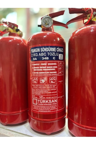 2 Kg Kuru Kimyevi Tozlu Yangın Söndürme Cihazı