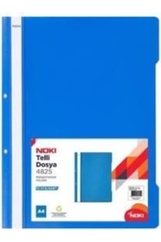 Noki Telli Dosya Mavi 50'li 16 Paket 1 Koli