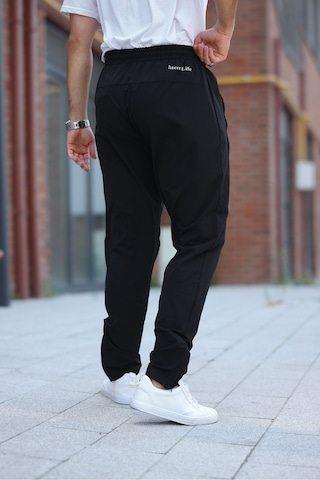 Erkek Siyah Baggy Eşofman Altı Fermuarlı Paça Kaliteli Paraşüt Kumaş Siyah