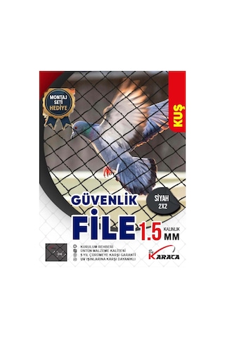 2.8x11 Metre Kuş Filesi Ları - 2x2 Göz Aralıklı