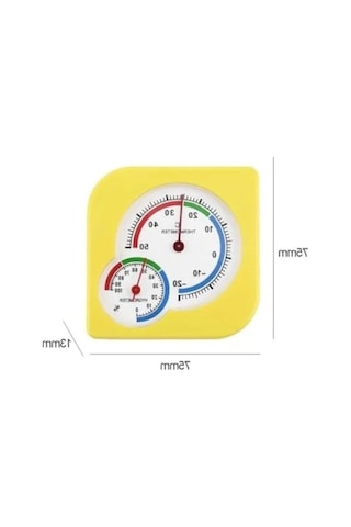 İç Mekan Mini Analog Termometre Ve Nem Ölçer