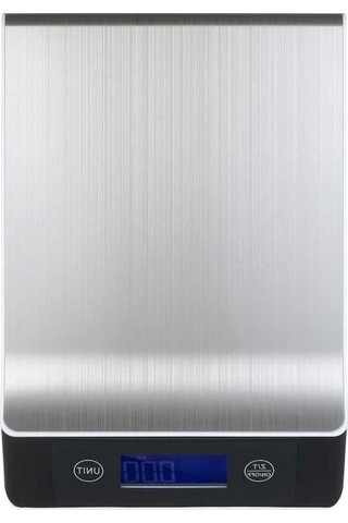 Ulzyvf Createtech Yüzey Yüksek Terazi, 5kg/1g Hassasiyet, Siyah Mutfak Lcd Kkmoon Işıkla Fırın Geçirmez Tartı Siyah