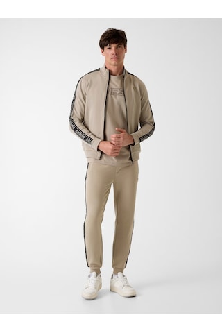 Guess Z2yq12k6zs1 New Arlo Erkek Sweatshirt Bej